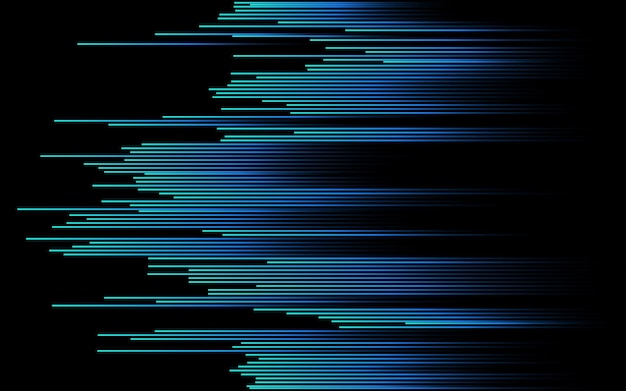 Vector gratuito medios círculos vectoriales fondo de líneas de tecnología digital ai