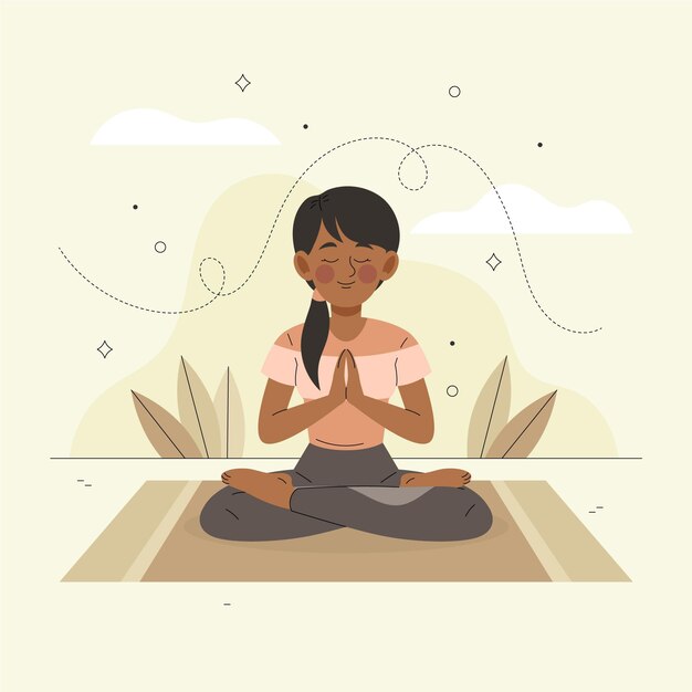 Meditación ilustrada