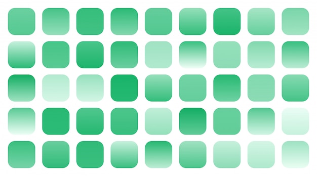 Mega set de gradientes verdes combinación de tonos