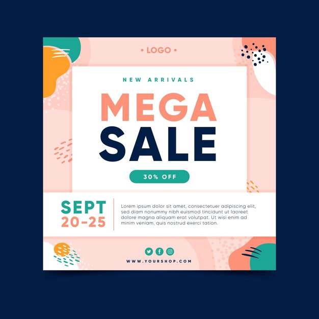 Mega venta con descuentos