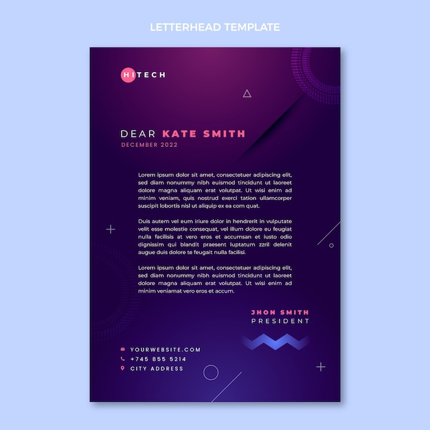 Membrete plano de tecnología mínima