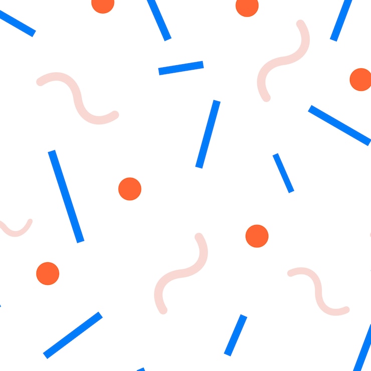 Vector gratuito memphis patrón de fondo