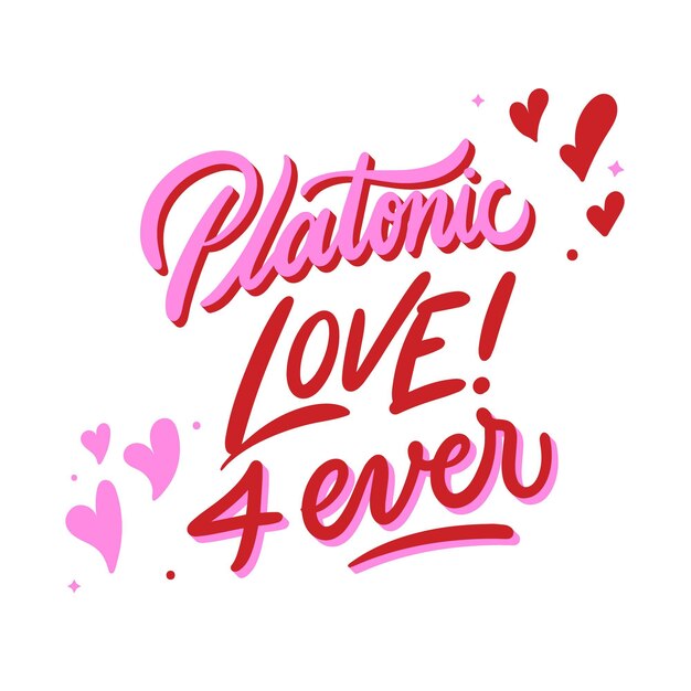 Mensaje de amor platónico para siempre