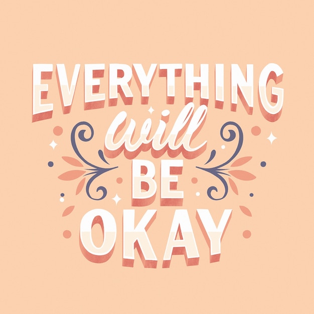 Mensaje motivacional con todo estará bien letras