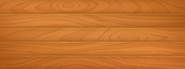 Mesa de comedor de madera vista superior vector realista