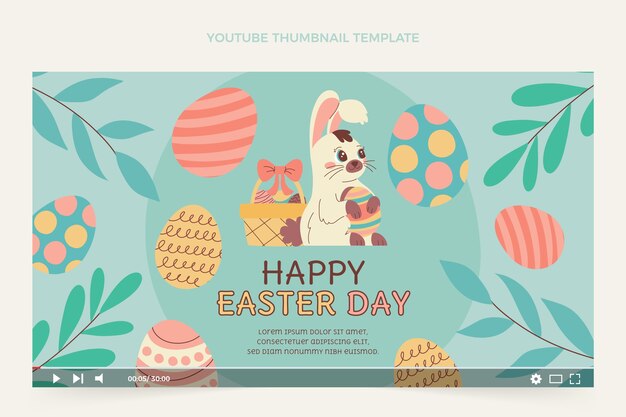 Miniatura plana de youtube de pascua