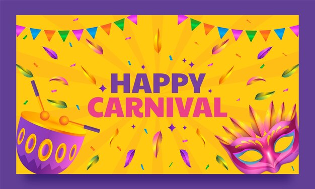 Miniatura de Twitter para la celebración de la fiesta de carnaval