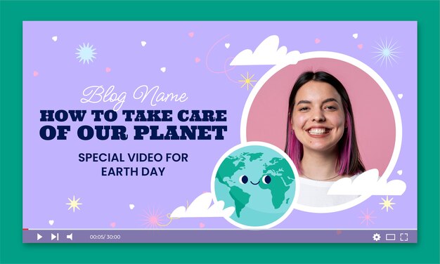 Miniatura de youtube del día de la tierra plana