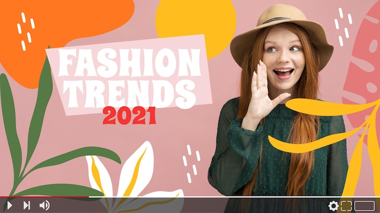 Vector gratuito miniatura de youtube de moda abstracta plana orgánica