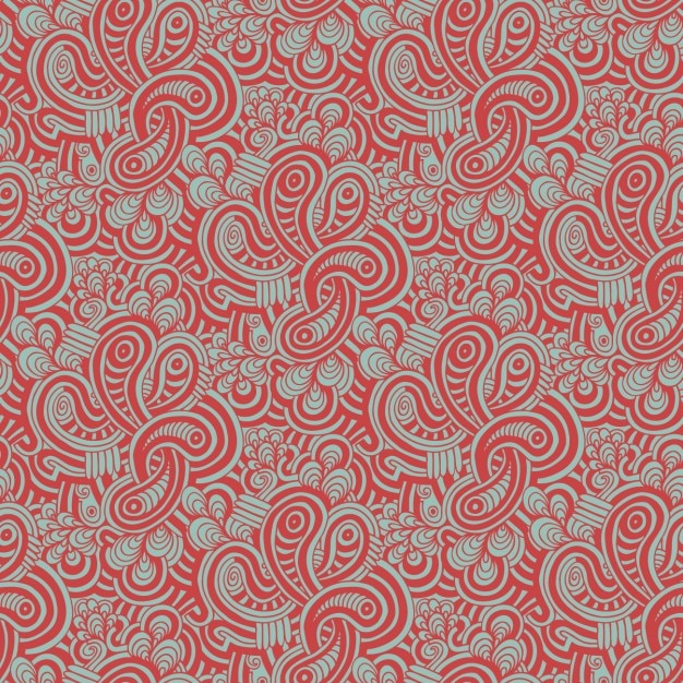 Vector gratuito modelo del doodle abstracto
