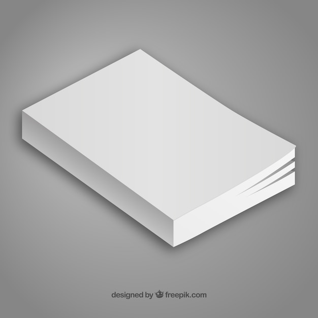 Vector gratuito modelo del libro minimalista