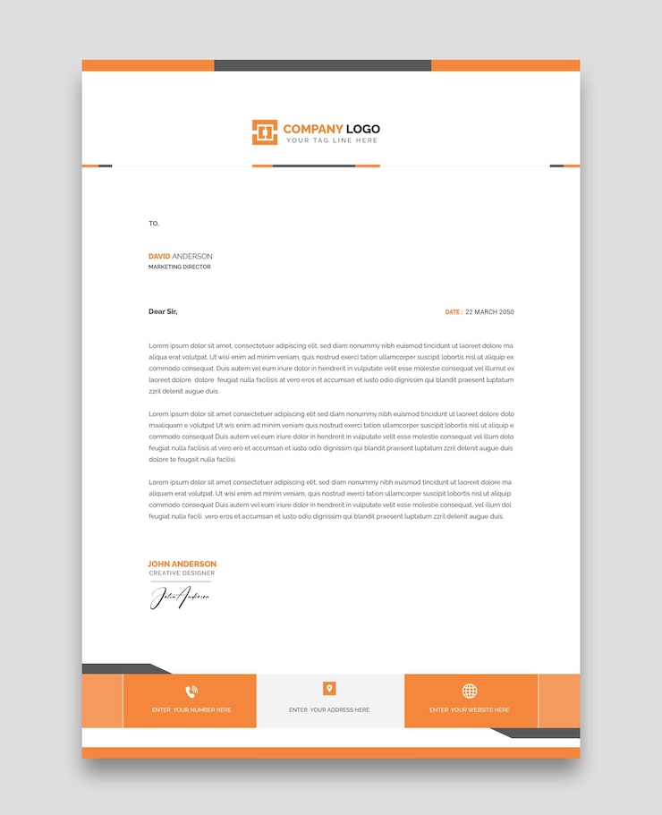 Vector gratuito modelo de membrete para empresas modernas y corporativas