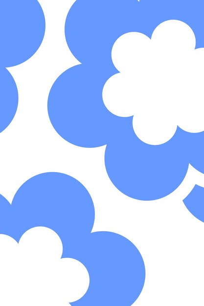 Modelo de nube de fondo vectorial de diseño moderno