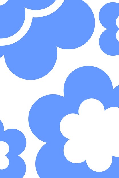 Modelo de nube de fondo vectorial de diseño moderno