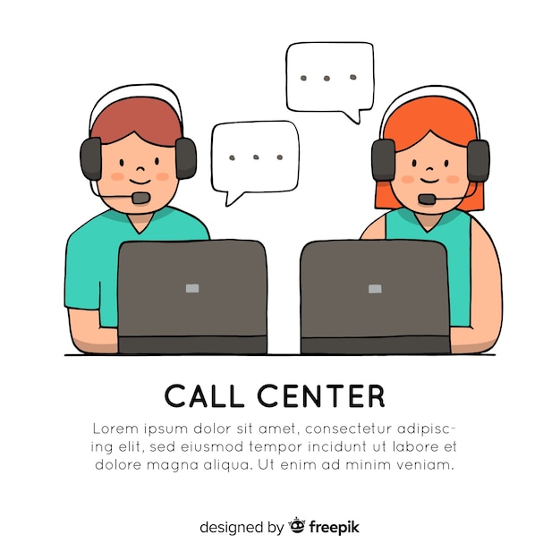 Moderno call center lineal