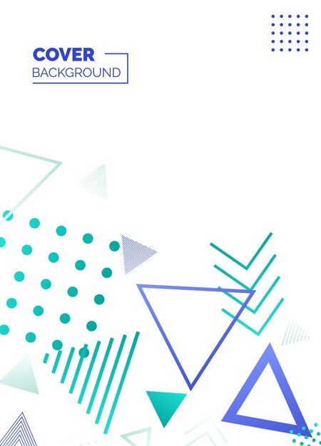 Moderno conjunto de portadas abstractas diseño de portadas mínimas ilustración vectorial de fondo geométrico de colores