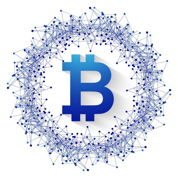 Moderno diseño de bitcoin