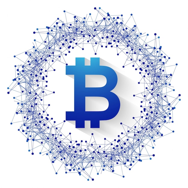 Moderno diseño de bitcoin