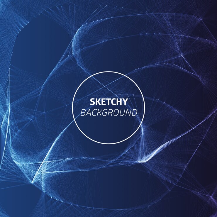 Vector gratuito moderno fondo azul con formas onduladas dinámicas 