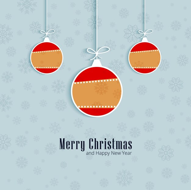 Moderno fondo de Navidad feliz