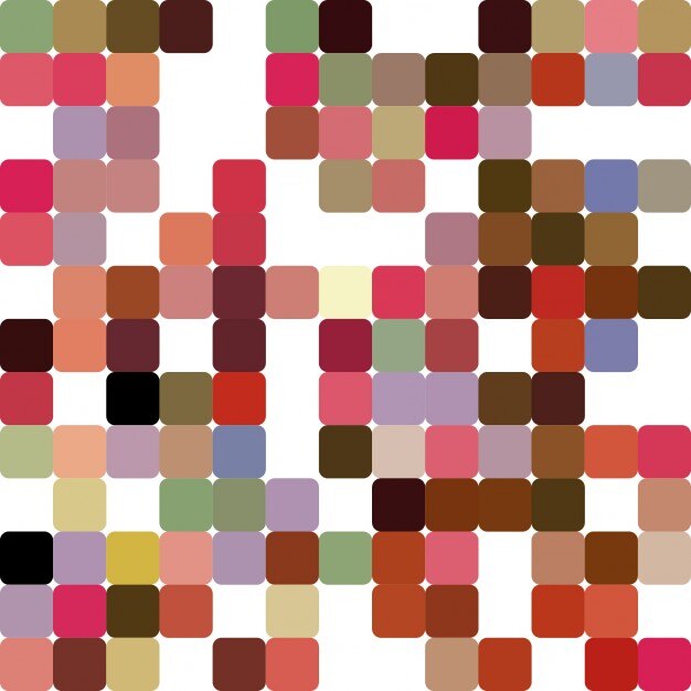 Moderno fondo con píxeles de colores 