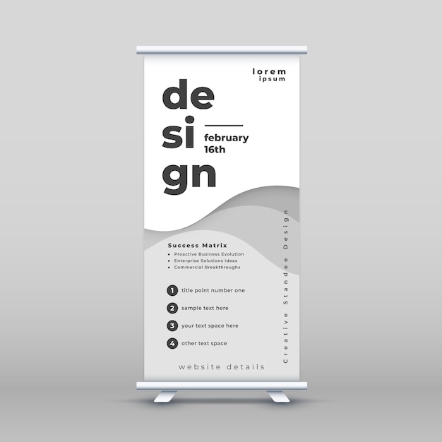 Moderno modelo de folleto para anuncios comerciales