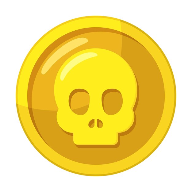 Moneda de juego de calavera
