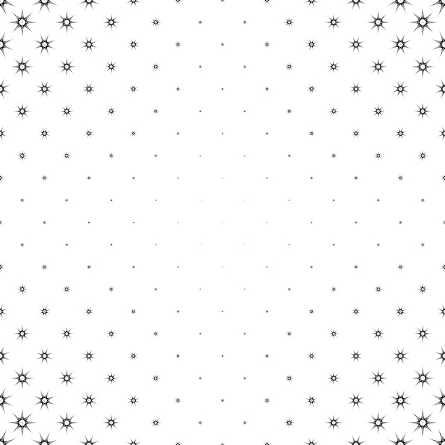 Monocromo estrella patrón - diseño de fondo abstracto de formas poligonales