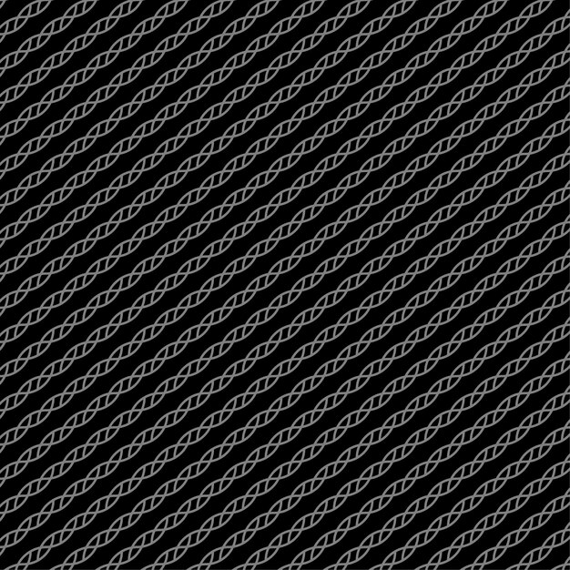 monograma, línea, seamless, patrón