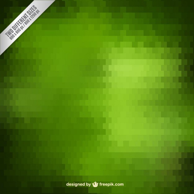 Mosaico de fondo verde