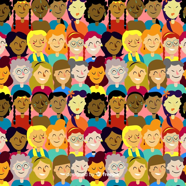 Mosaico mujeres internacionales