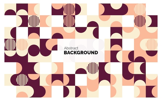 Mosaico Plano Fondo creativo Ilustración vectorial