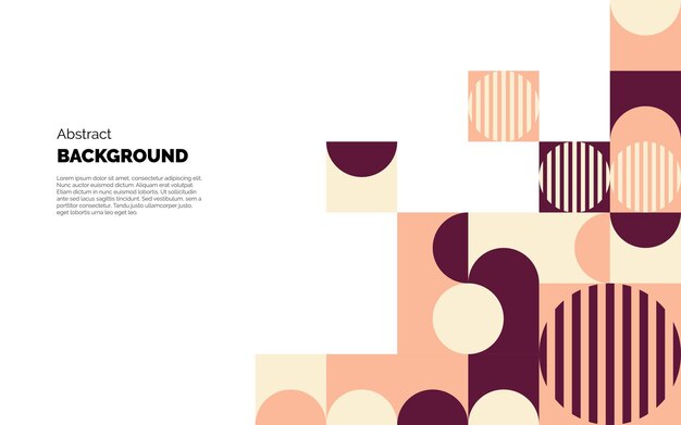 Mosaico Plano Fondo creativo Ilustración vectorial