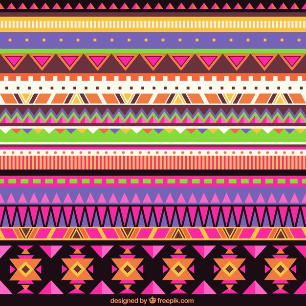 Motivos geométricos de colores