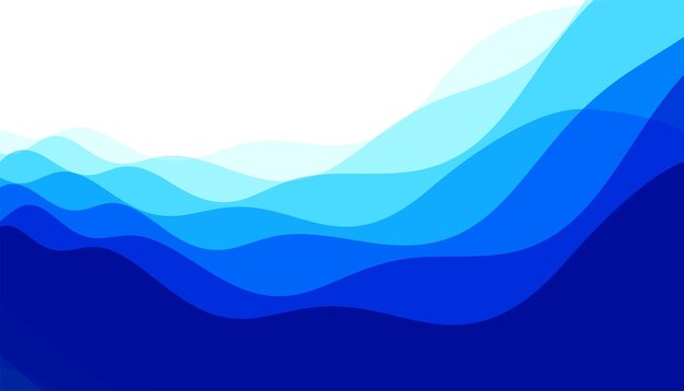 movimiento decorativo de curvas azules y líneas suaves para las redes sociales