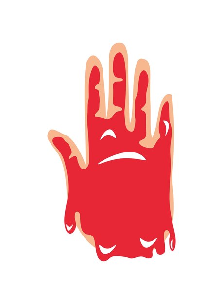 movimiento de día de la mano roja