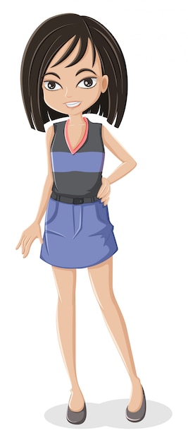 Una muchacha.