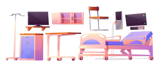 muebles de dibujos animados para sala de hospital