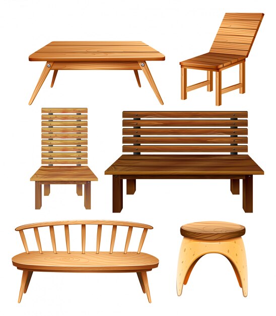 Muebles de madera