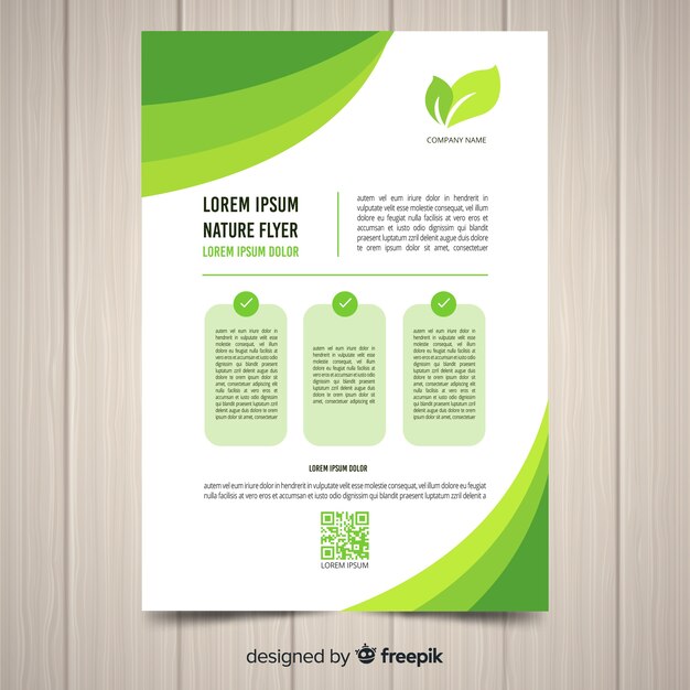 Muestra flyer naturaleza