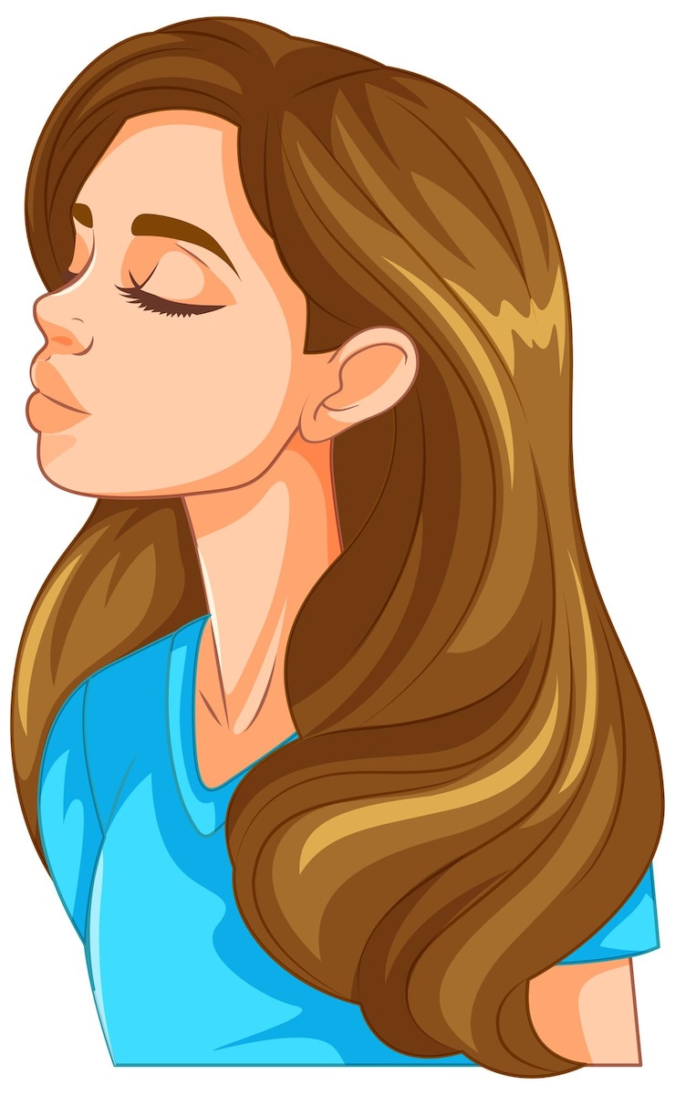 Vector gratuito mujer cerrando los ojos besando