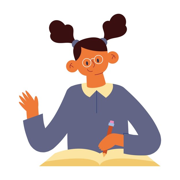 mujer escribiendo diseño