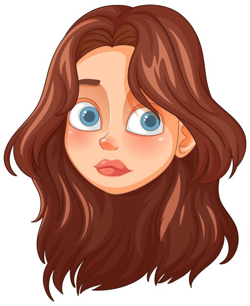 Mujer joven de cabello marrón