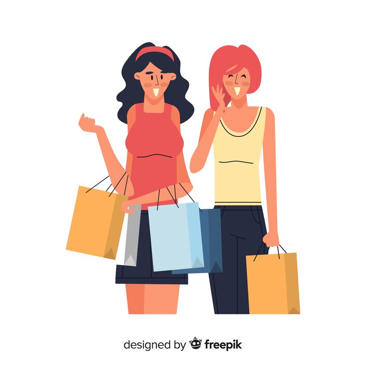 Vector gratuito mujer joven pasar tiempo juntos