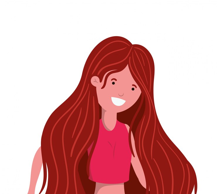 Vector gratuito mujer joven con traje de baño en blanco