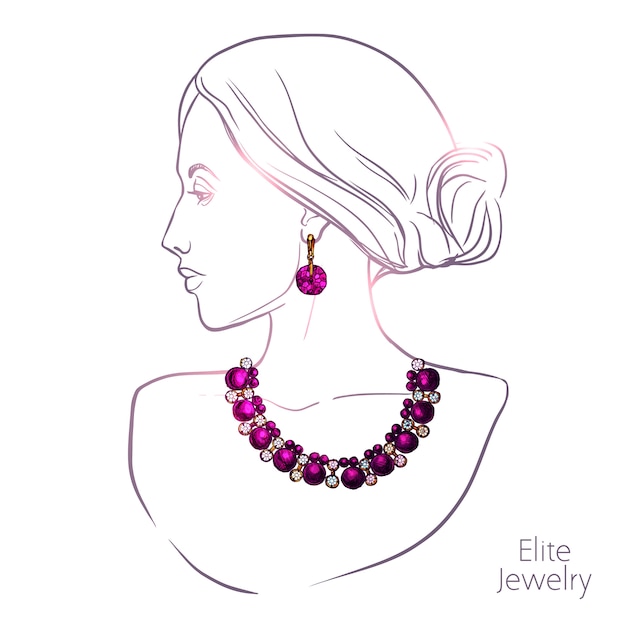 Mujer y joyas