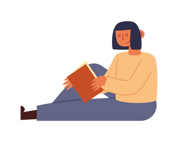 mujer leyendo libro