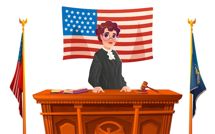 Vector gratuito mujer presidenta de los estados unidos de américa