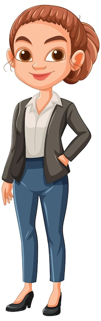 Mujer profesional con vestimenta de negocios