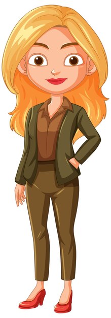 Mujer profesional con vestimenta de negocios